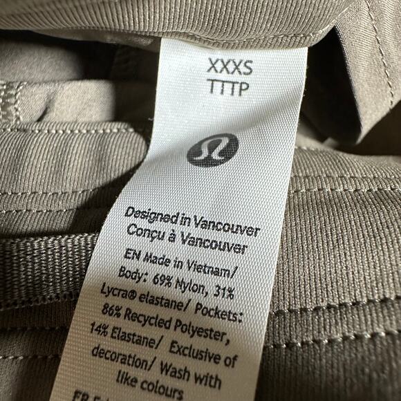 Lululemon Daydrift High-Rise Trouser Regular Nomad Women's Sz XXXS New With Tag - Picture 6 of 12